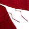 Glitzhome® 52" Red Knited Acrylic Christmas Tree Skirt